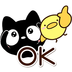 クロネコすたんぷ×まるピヨ