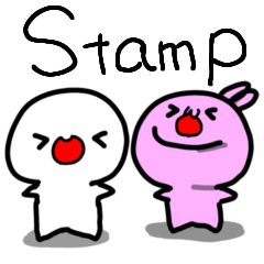 うさぎとこびとの立ち絵スタンプ