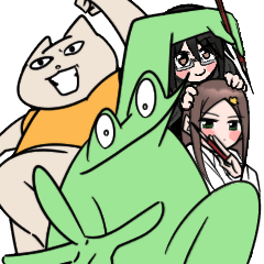 カエルDX〜美大レポ漫画編〜