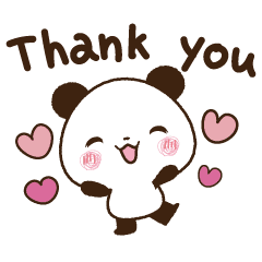 よく動く♪パンダ&ひよこスタンプ
