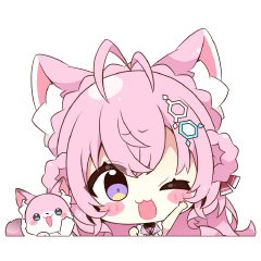 ホロライブ公式スタンプ「博衣こより」