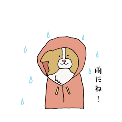 ゆるいボーダーコリー(レッド&ホワイト)