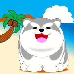 まるみゅのハワイ語スタンプ