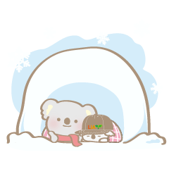 【冬】LIAコアラ スタンプ