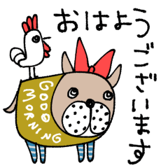 mottoの唯一無二スタンプ♡挨拶♪