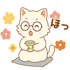 もちねこ先生のやさしさスタンプ