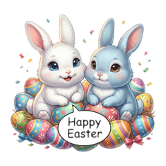 PearlWhite & SkyBlue Easter festival