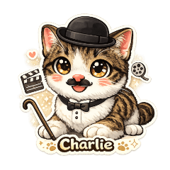 Siamese Cat Cafe Stickers