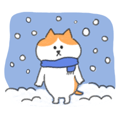 ねこのフレディ・ほんわか冬の暮らし