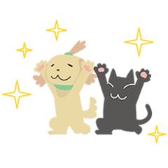 わんこ and にゃんこ