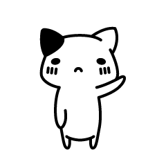 モノクロねこちゃん