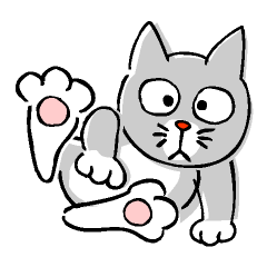 猫のにゃん太と魚のあお衛門