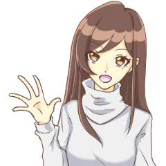 ゆるっと使えるあみちゃんスタンプ！