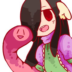 触手女子スタンプ