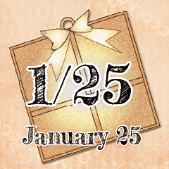 1月25日記念日BIGスタンプ