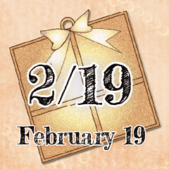 2月19日記念日BIGスタンプ