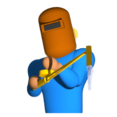 溶接作業員パペット２