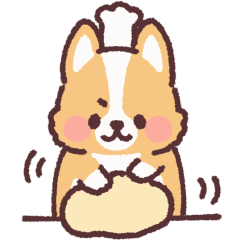 動く!まるまるコーギーのパン屋さん