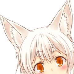 夕海さんちの狐白スタンプ