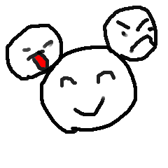 顔々クンのスタンプ