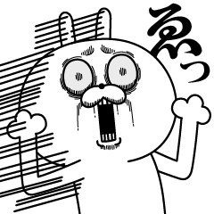 激しく動く！顔芸うさぎ6