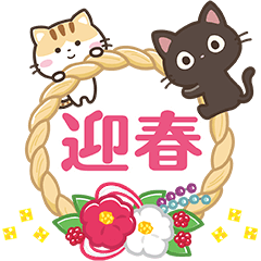 2023★ウサギ&クロときどきミケ