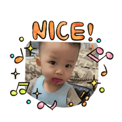 用LINE拍貼製作的貼圖！