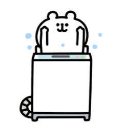 動く！ゆるくま２３　雨！