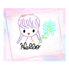 手書き✍フラワーガール