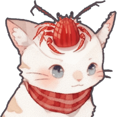 Cancer Cat, a nurturing feline