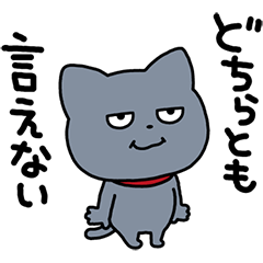 はっきりしない わるめのねこ