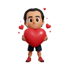 Muscular Personal Trainer in Love