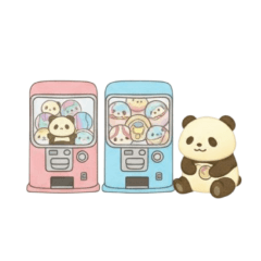 【カプセルトイ】ガチャ好きパンダの日常