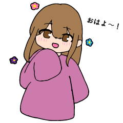 ゆるい萌え袖女の子の日常