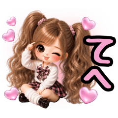 ギャルしか勝たん♡PK制服ツインテールver
