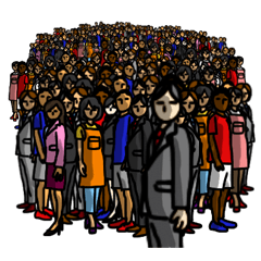 100人隊～大家族スタンプ～