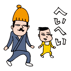 ポジティブハゲおっさん（ヘタクソ）