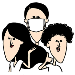 顎の長めな人たち