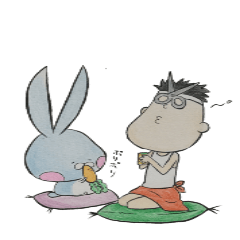 頑張れ！カンタロウとうさ師匠