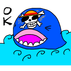 ONE PIECE OK  stamp