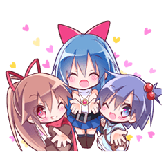 恋する☆女の子スタンプ