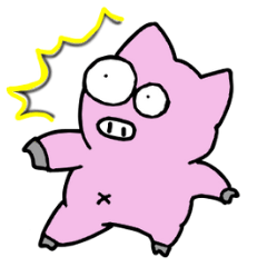 かわいいぶたの日常