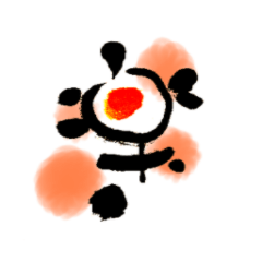 ゆるっと筆文字スタンプ