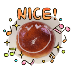 笑顔で元気になるスタンプ