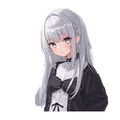 銀髪な女の子ちゃん