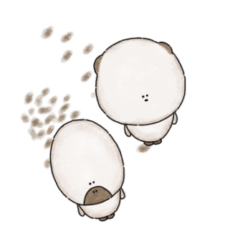 かすみ荘のくまさんとあひるさん