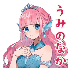 人魚姫の海の中の日常♡