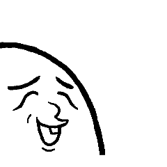 [りがお絵]へりくだり顔