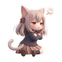 激おこ！ネコ耳JK「うるさい、黙れ！」超