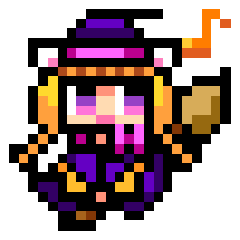 ドットでポン！第二弾「ハロウィンねこ」